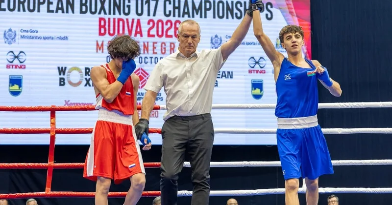 Daha 5 boksçumuz Avropa çempionatının 1/4 finalında FOTO