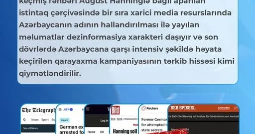 Media və Yayım Şurasının açıqlaması: İnformasiya manipulyasiyasıdır