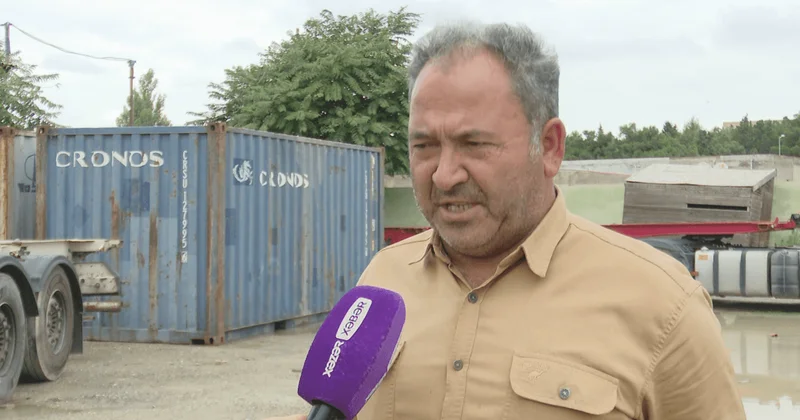 Azərbaycana yük gətirən iranlı TIR sürücüləri geri qayıda bilmirlər (Video)