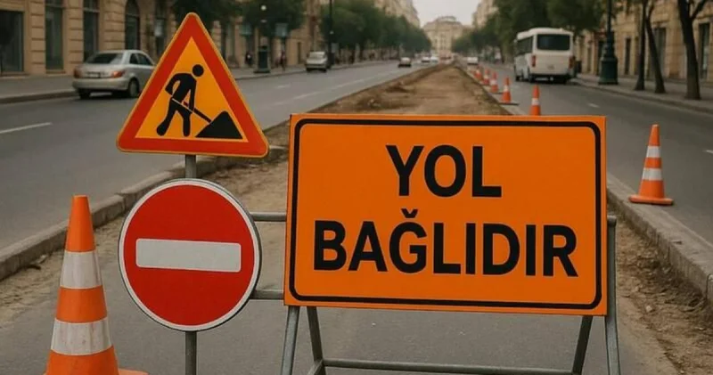 В Баку частично перекроют дороги в двух районах ФОТО