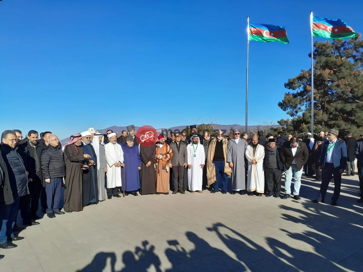 Dini sammitin iştirakçıları Xankəndidə FOTOLAR