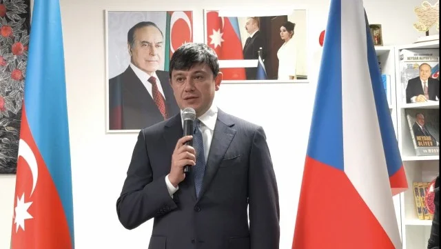 Fuad Muradov Praqada Azərbaycan Evinin açılışında iştirak edib FOTOLAR