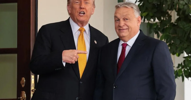 Tramp Ağ Evdə Macarıstanın Baş naziri ilə görüşüb