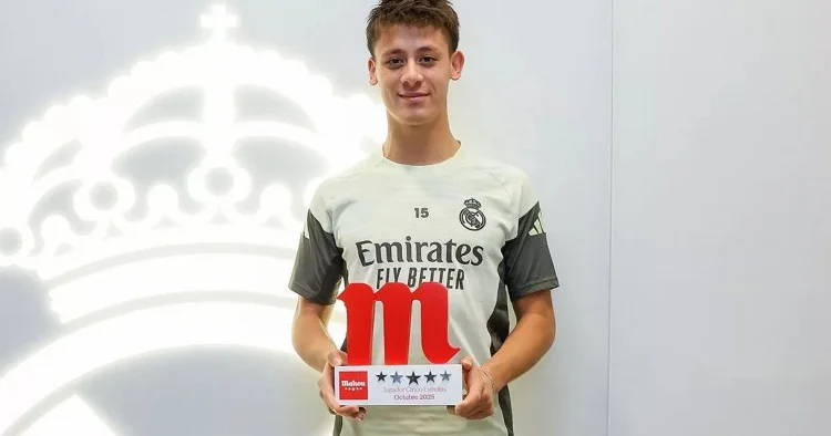 Arda Güler Real ın ən yaxşı oyunçusu seçildi