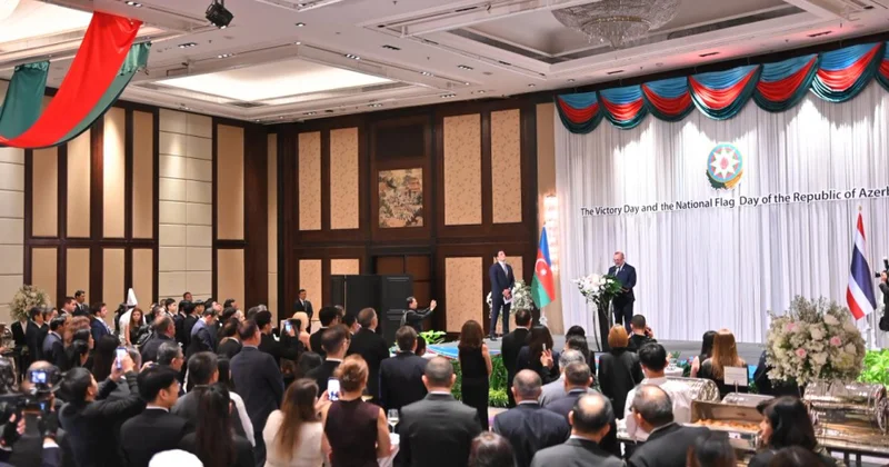 Zəfər və Dövlət Bayrağı günləri ilə əlaqədar Tailandda rəsmi qəbul keçirilib