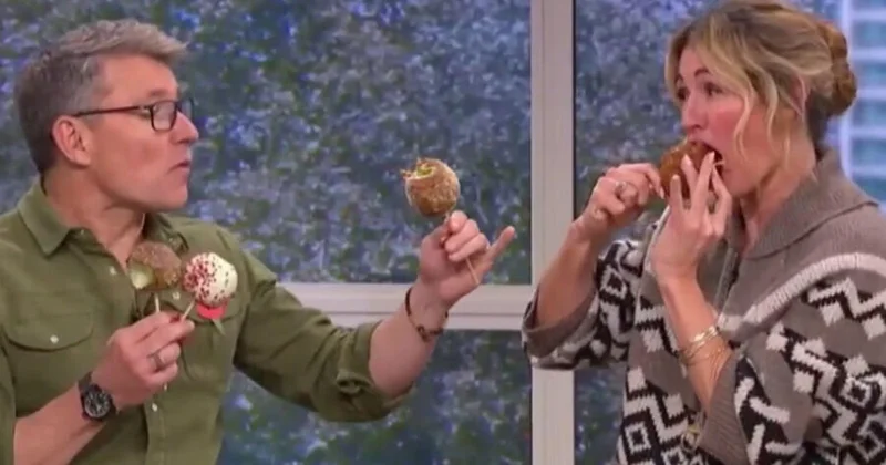 Məşhur aparıcı canlı yayımda dişini sındırdı