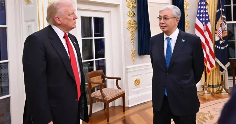 Tokayev Ağ Evdə Trampla görüşüb