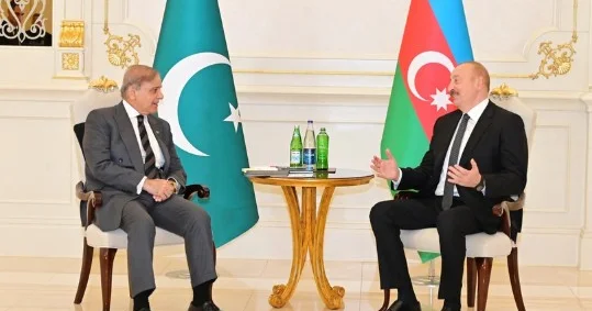 Şahbaz Şərif: Prezident İlham Əliyevlə görüşməkdən şərəf və məmnunluq duydum