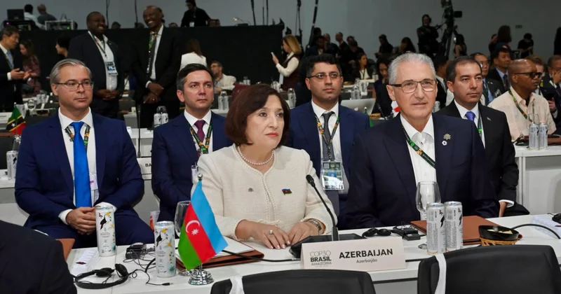 Сахиба Гафарова выступила на Саммите лидеров COP30