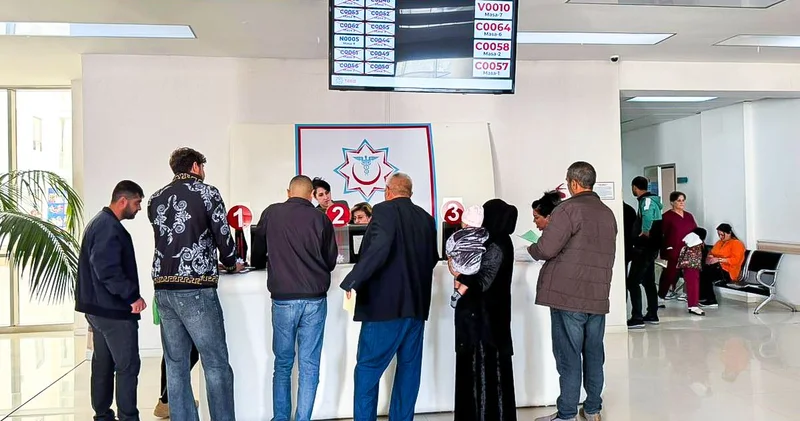 2 rayonun xəstəxanalarında elektron növbə sistemi