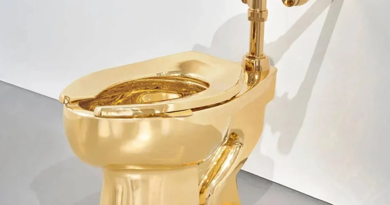 Bu unitaz 10 min dollara satışa çıxarıldı Qızıldandır