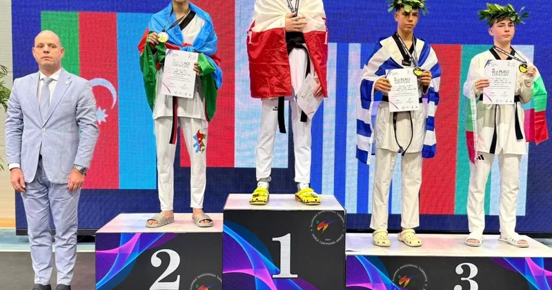 Taekvondoçumuz Afinada gümüş qazanıb