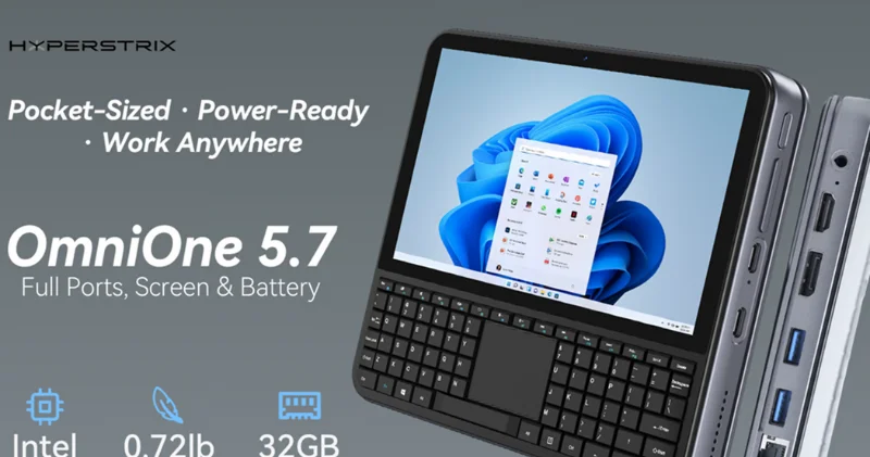 Представлен мини ПК в формате смартфона с QWERTY клавиатурой