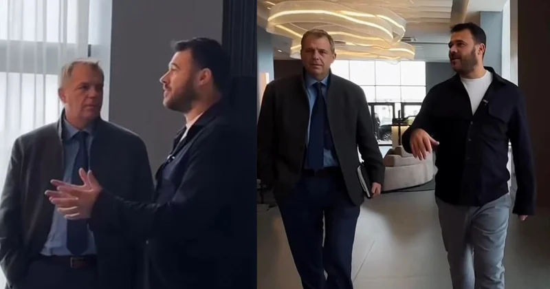 Emin Ağalarov “Çelsi” klubunun sahibi ilə görüşdü VİDEO