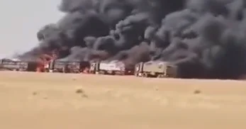 Суданские ВВС уничтожили колонну из Ливии ВИДЕО
