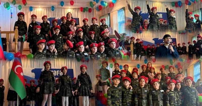 “Ankara Məktəbi Məktəb Liseyində Zəfər Gününə həsr olunan tədbir hər kəsi kövrəltdi FOTOLAR