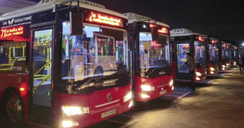 В Баку на маршруте Азадлыг проспекти Кёроглу обновлены автобусы