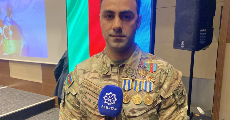 Vətən Müharibəsi Qəhrəmanı: Əminəm ki, bu gün bütün şəhid qardaşlarımızın ruhu şaddır