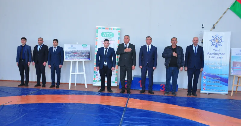 Ağstafada yunan roma güləşi üzrə rayon turniri keçirilib