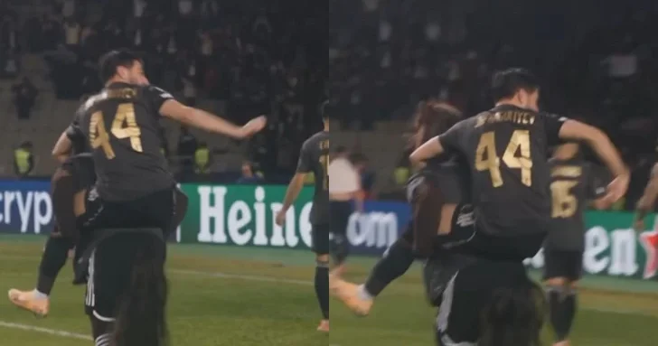 На страницах ЛЧ УЕФА в соцсетях появились кадры с участием защитника Карабаха и маскота клуба