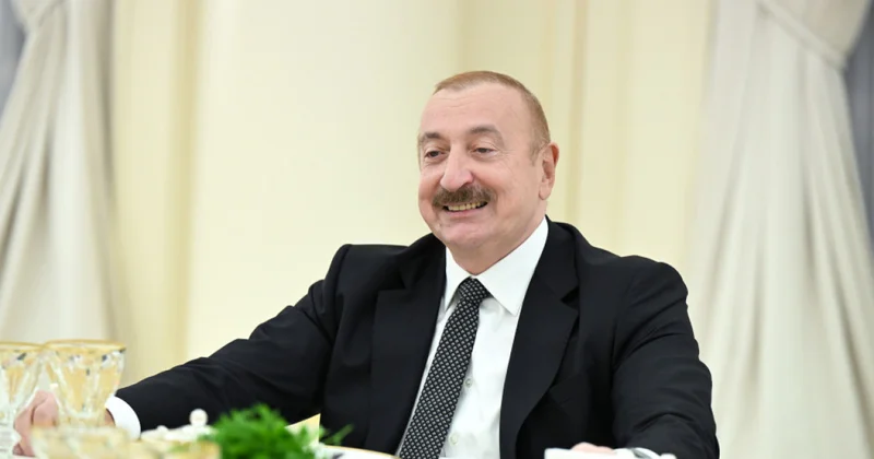 Президент Ильхам Алиев и премьер министр Пакистана провели совместный обед