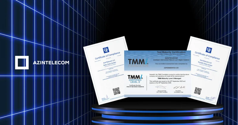 “AzInTelecom” iki beynəlxalq nüfuzlu sertifikasiyadan keçib