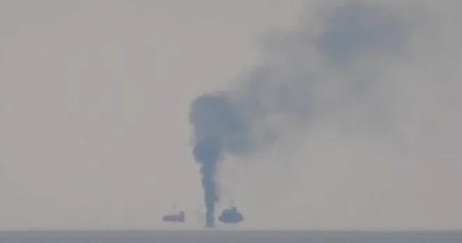 ABŞ Karib dənizində daha bir gəmini vurdu Video