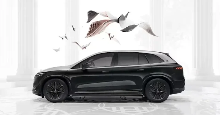 Mercedes Benz EQS səssiz və güclü performans