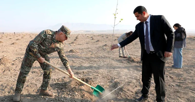 Naxçıvanda ekoloji tədbirlər keçirilib Fotolar
