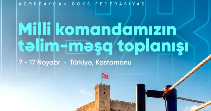 Azərbaycanın kişi boksçulardan ibarət U 23 millisi Türkiyəyə yollanıb