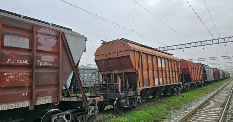 В Армению из Азербайджана прибыл состав с казахстанским зерном