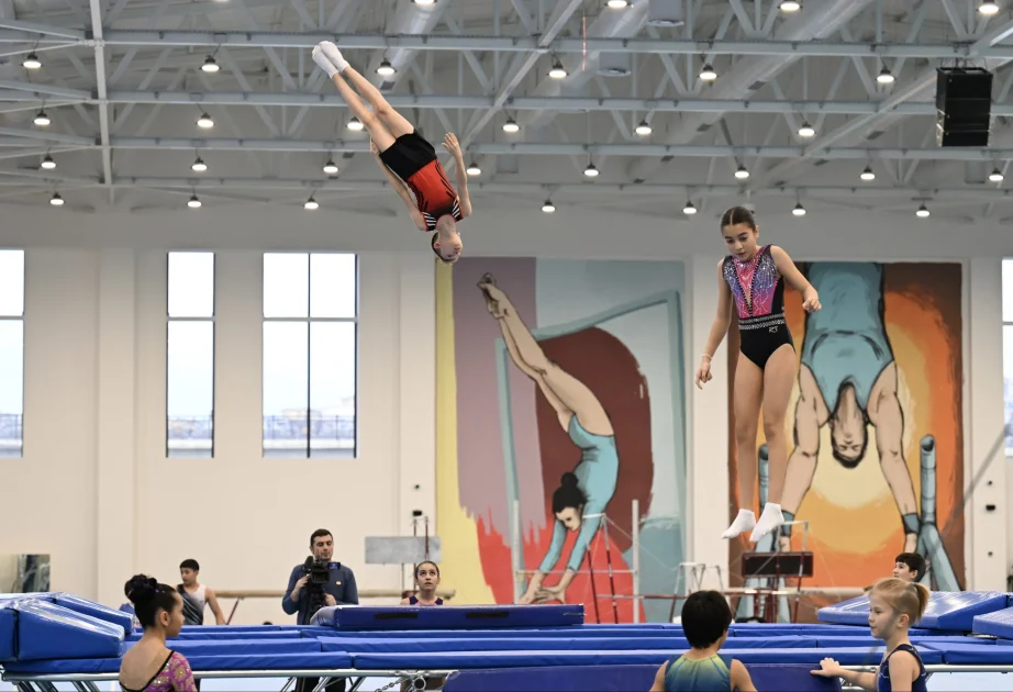 Tamblinq və batut gimnastikası üzrə ölkə birinciliyi və Bakı çempionatı keçirilib VİDEO AZƏRTAC