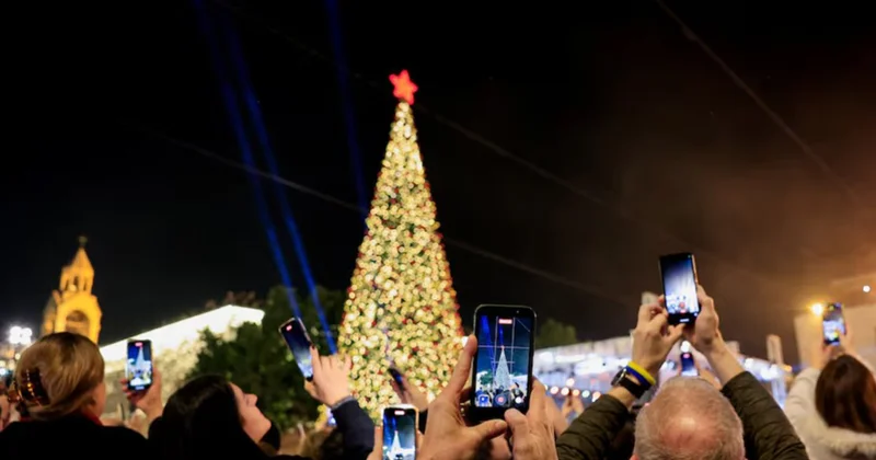 İsanın doğulduğu şəhərə Milad qayıtdı Fotolar