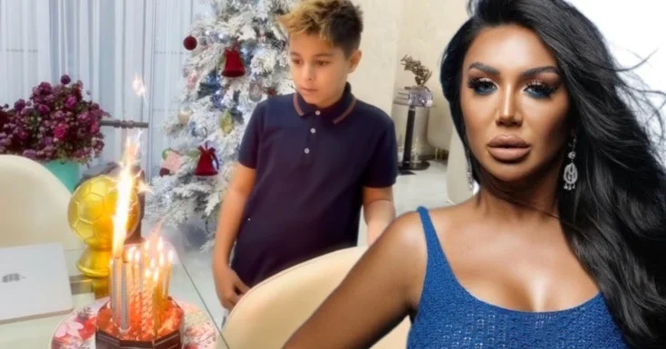 Lətifədən oğluna ad günü sürprizi Video