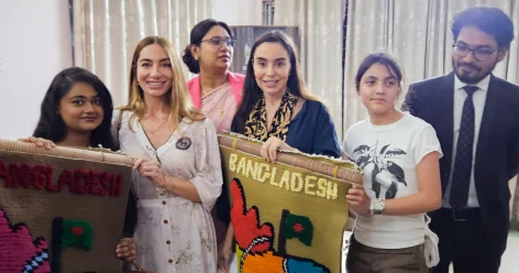 Leyla Əliyeva və Arzu Əliyeva Dəkkədə uşaq evini ziyarət ediblər