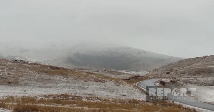 В Нахчыване сохраняется нестабильная погода, в горных районах идет снег