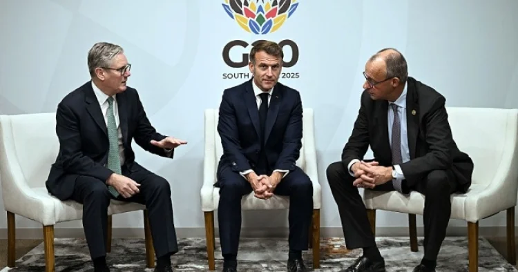 Makron, Starmer və Merz sabah Ukrayna ABŞ danışıqlarını müzakirə edəcəklər