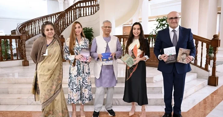 Лейла Алиева и Арзу Алиева встретились с главным советником временного правительства Бангладеш