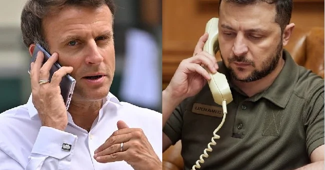 Makron Zelenski ilə telefonla DANIŞDI