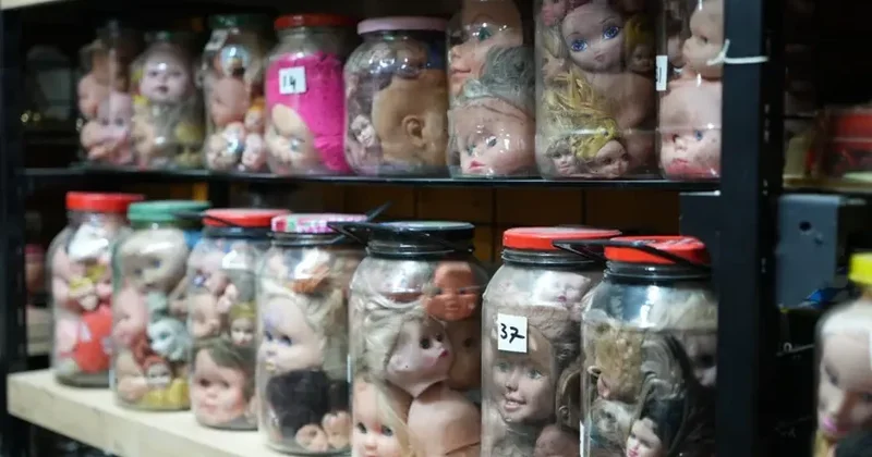 5 min ədəd oyuncaq bəbək başı topladı: Böyüklər qorxur, uşaqlar yox...