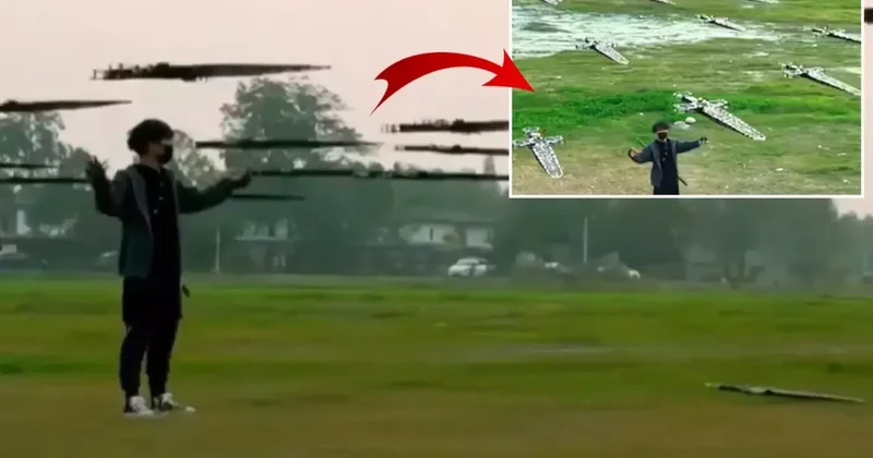 ABŞ nin yuxularını qaçıracaq görüntü Dron ordusu qurdu VİDEO