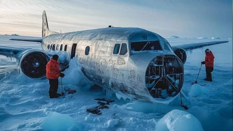 Antarktikdada 1000 illik sirr: Tariximizi altüst edən təyyarə (FOTO)