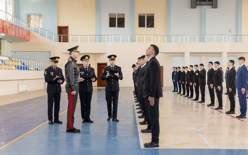 Daxili işlər naziri İsmayıllıda sıra baxışı keçirdi FOTO