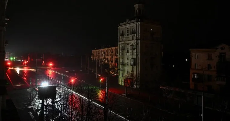 Rusiyanın hava hücumu: Ukrayna qaranlığa bürünüb FOTO