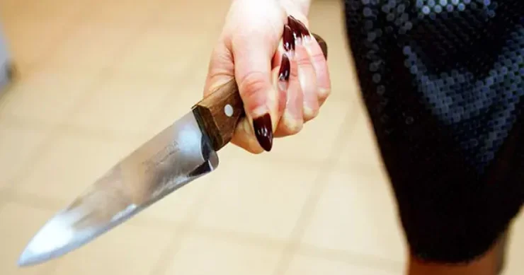 Bakıda qadın ad günündə içən ərini öldürdü: Bıçağı mən vurmadım, özü girdi