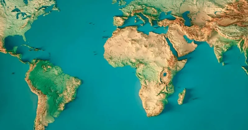 Xəritələrdə Afrika ilə bağlı yanlışlığa yol verilib