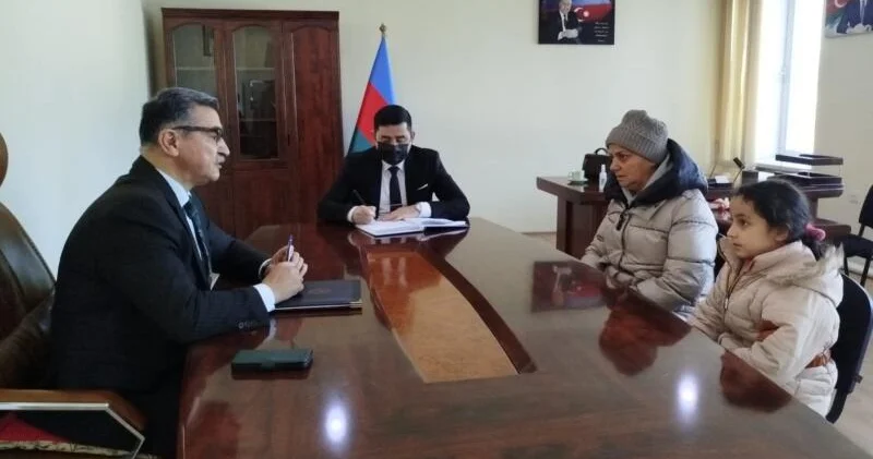 Novruzəli Aslanov İsmayıllıda vətəndaşlarla görüşüb FOTOlar