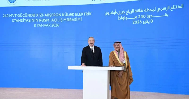 Bakıda Külək Elektrik Stansiyasının açılışı oldu Fotolar + Yenilənib