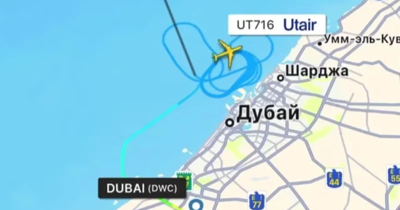 Dubay Moskva reysində qorxulu anlar Həyəcan siqnalı verildi+Video