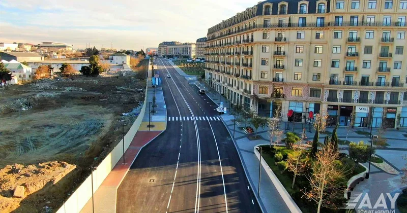 Süleyman Vəzirov küçəsinin bir hissəsində aparılan yenidənqurma işləri tamamlanıb